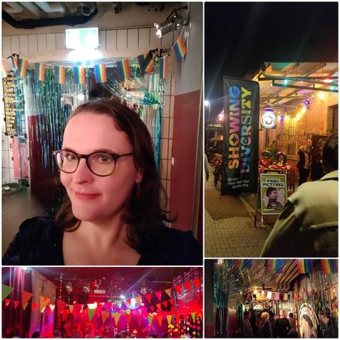 Various pictures of a nicht club