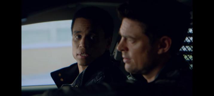 A grumpy cop and his robot partner