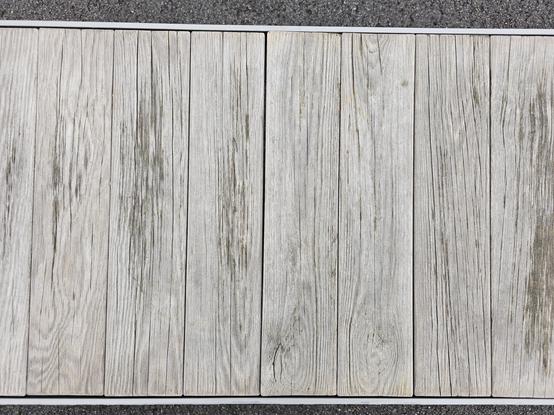 Wooden bench