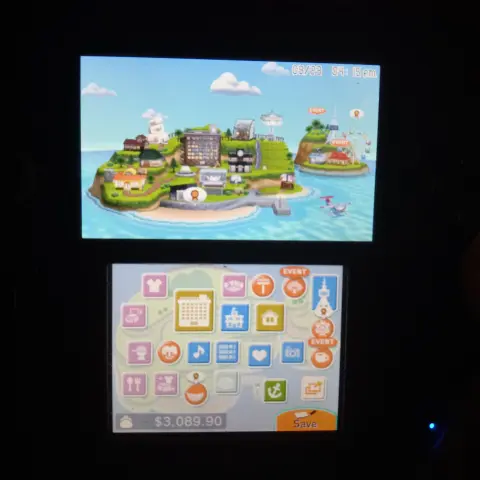 2DSで遊んでる私