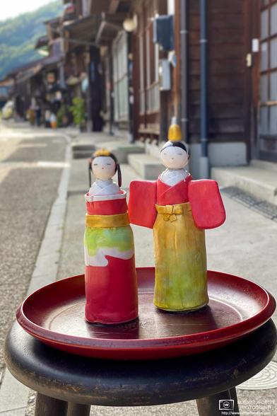 Dolls, Narai-juku, Nagano Prefecture, Japan.