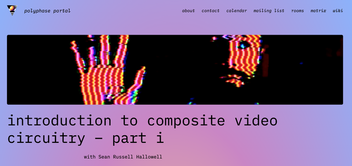 analog glitch video still