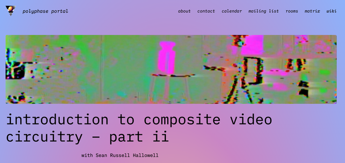 analog glitch video still