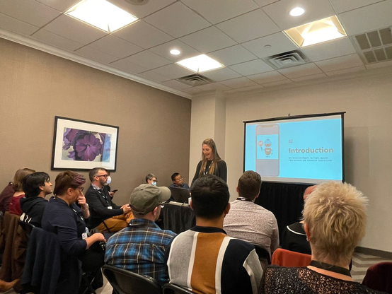 Me during my presentation at th AoIR conference