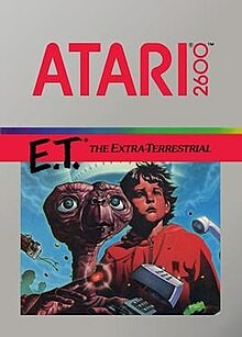 Das gesuchte Cover: E.T. The Extra-Terrestrial für den Atari 2600