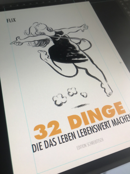 Foto vom Computer Bildschirm, auf dem die Titelseite des Ink Toberheftes zu sehen ist.￼