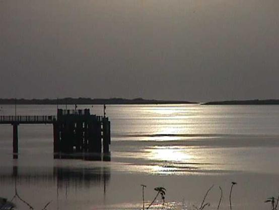 Caernarfon harbour scene
