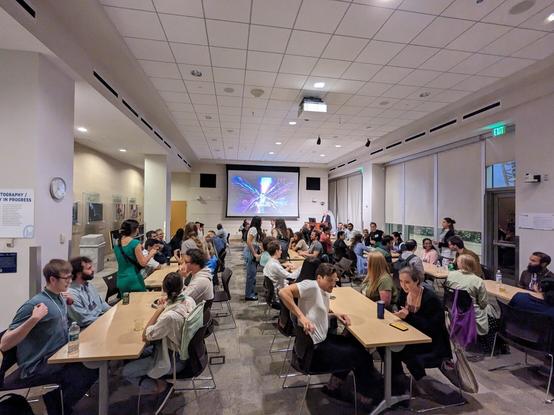 The room with this year's participants