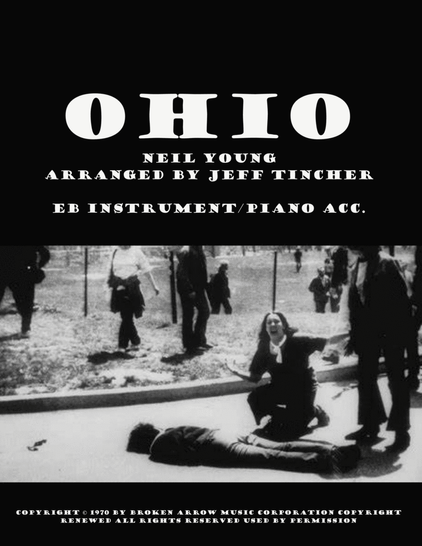 Photo of dead student in Ohio at Vietnam protest