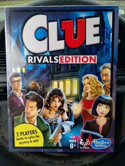 Found at a local auction house picked this up for only $2.00  - Clue Rivals Edition Board Game