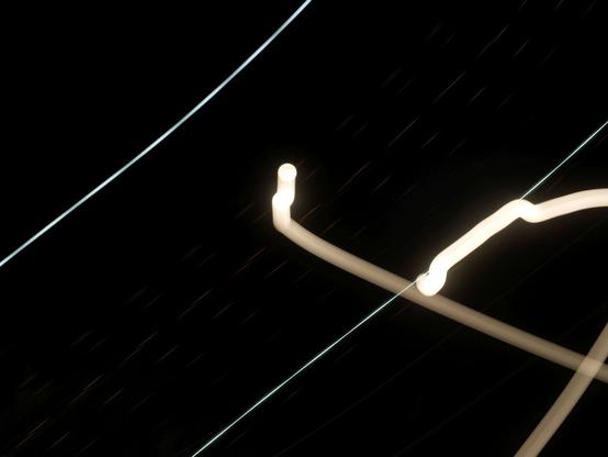 Little Streams of Light and energy falling of the night's sky.