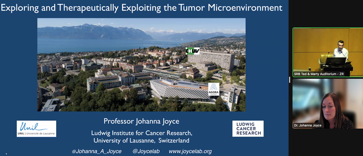 Title slide plus photo of Prof. Joyce