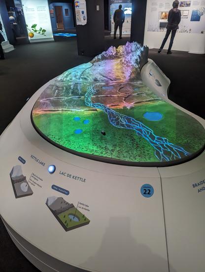 Mysteries Of The Ice Age, Denver Museum Of Nature & Science - glacial terrain - interactive - geomorphology - display