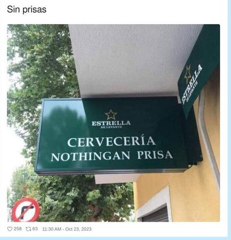 Cerveceria Nothingan prisa