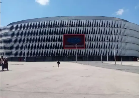 Estadio De San Mamés En Bilbao.