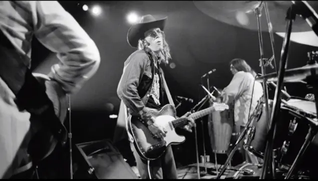 Doug Sahm playing with a band