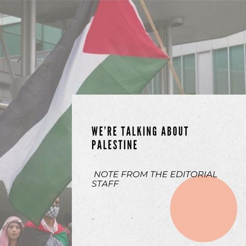 A Palestinian flag