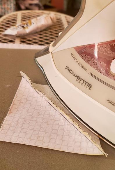Iron seams flat to whatever side you prefer.