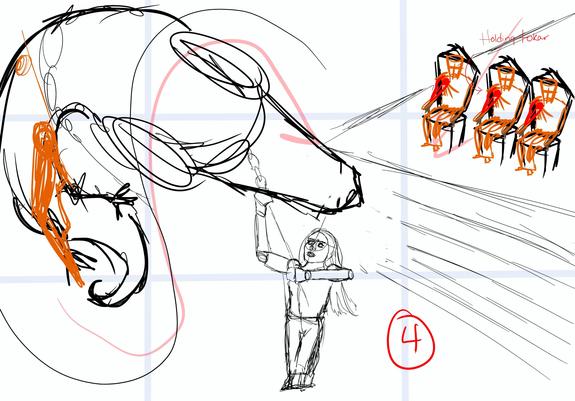 Rough sketch of Daenerys āfadingā Drogon for the Unsullied