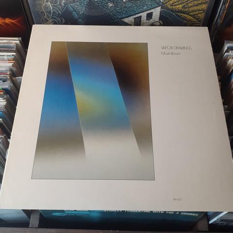 Album cover features an abstract, sort of futuristic looking design in blue, umber, and silver tones.