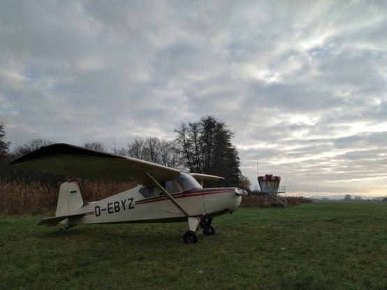 Parking position at EDFS special airfield.