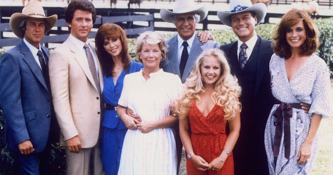 Cast of Dallas pose