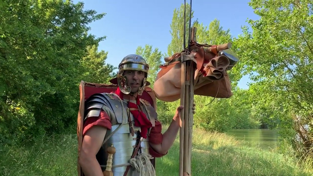 Roman legionary with pack