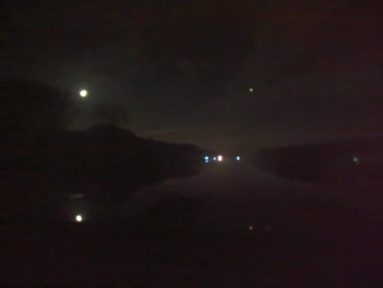 Mist bij de Bosbaan in Amstelveen