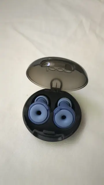 Loop Switch in blue, in their case