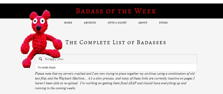 #RedBeanBear: #BadAssOfTheWeek