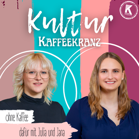 Kultur-Kaffekranz-Logo mit Jana und Julia