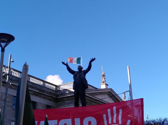 James Larkin : The great appear great because we are on our knees: Let us rise.