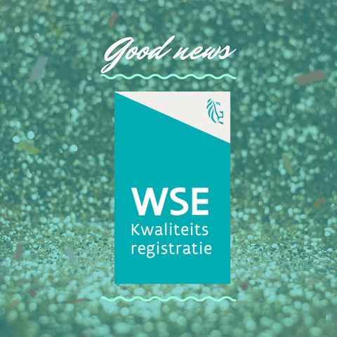 WSE kwaliteitsregistratie label