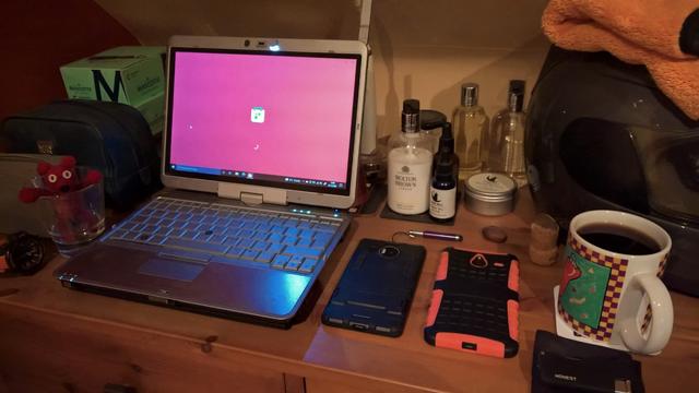 #RedBeanBear demonstrates #WindowsForWerewolves on #OldToyJoy...