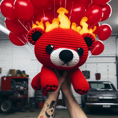 #RedBeanBear has #ManyManyBalloons... #TrueFact | #StillTrue (tm)