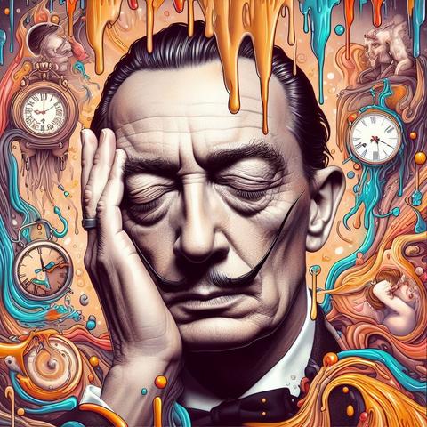 #SalvadorDalí in #TheStyle of Salvador Dalí