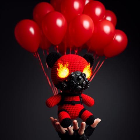 #RedBeanBear says: "Have a balloon...!"