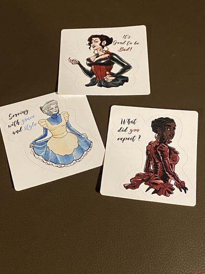 The 3 stickers