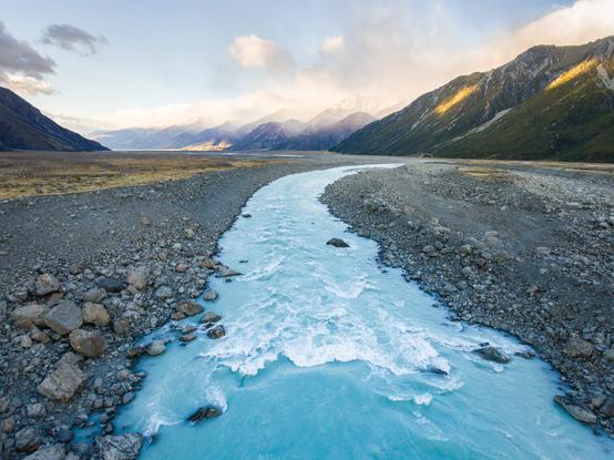 photo - Tasman River, New Zealand