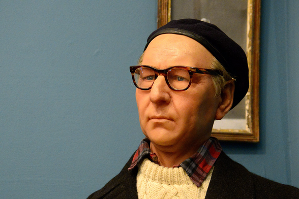 A wax statue of Kavanagh at the National Wax Museum, Dublin