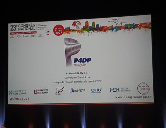 P4DP et les membre du consortium associé : DMG Nice et Rouen, CHU Rouen, HDH, Loamics, CNGE)