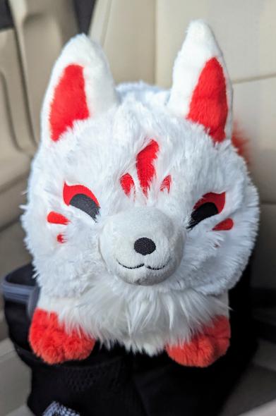 Squishable's Baby Kitsune plushie. It's me in Inari form.