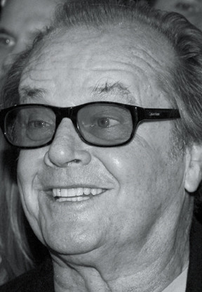 Jack Nicholson wearing cool shades and smiling