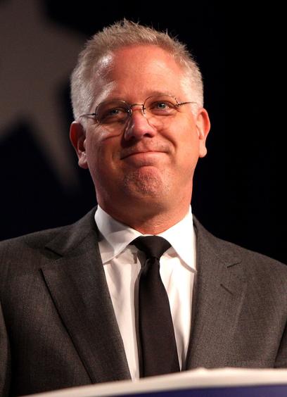 Headshot of Glenn Beck smirking at the 2011 "Values Voter Summit"