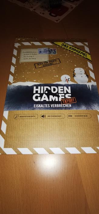 Hidden games Kuvert "Eiskaltes Verbrechen"