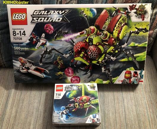 Defective LEGO Galaxy Squad sets. 70708 Hive Crawler and 70700 Space Swarmer