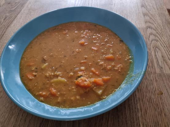 Teller Linsensuppe