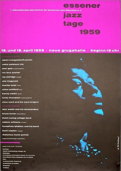 1959 - Essener Jazz Tage - Grugahalle in Essen (Deutschland / Allemagne / Germany)