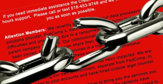 Chain snapping in front of notification of cyber security incident.