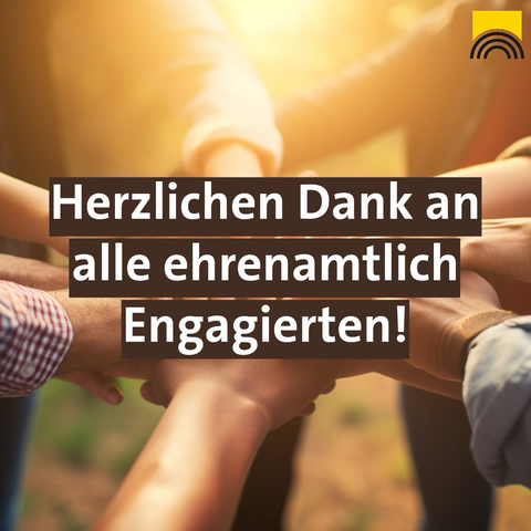 Herzlichen Dank an alle ehrenamtlich Engagierten!